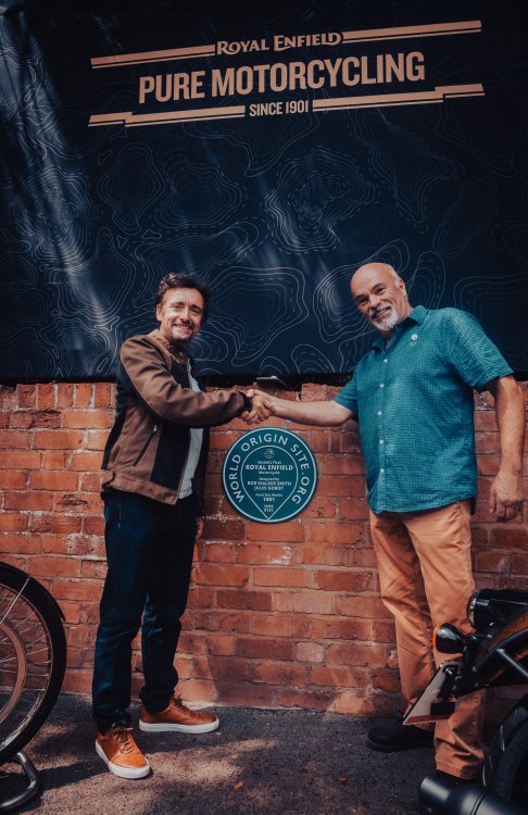 ROYAL ENFIELD’S 125TH YEAR COMMEMORATED WITH UNVEILING OF A  WORLD ORIGIN SITE PLAQUE IN REDDITCH